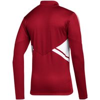 Men's adidas Red New York Bulls Quarter-Zip AEROREADY Training Top