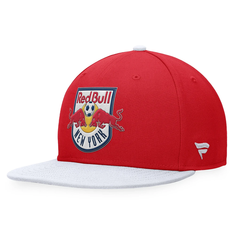 Men's Fanatics Red/White New York Red Bulls Downtown Snapback Hat