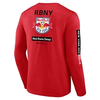 T-shirt à manches longues succès constant Red Bulls New York Fanatics Branded pour homme