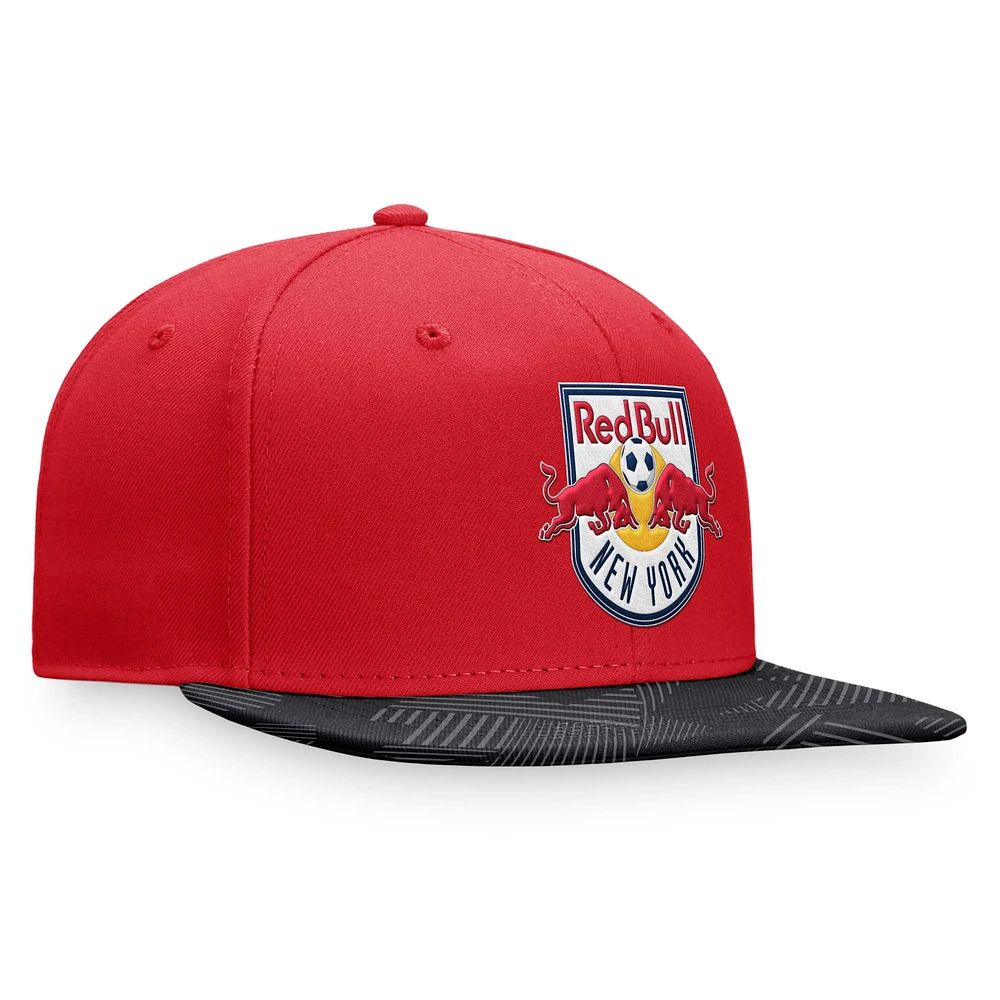 NUT NY RED RED NUT SU23 MEN'S ICONIC DEFENDER SNAPBACK HATMENSTR