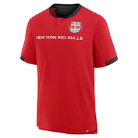T-shirt Fanatics Red New York Bulls pour homme avec le logo Striker