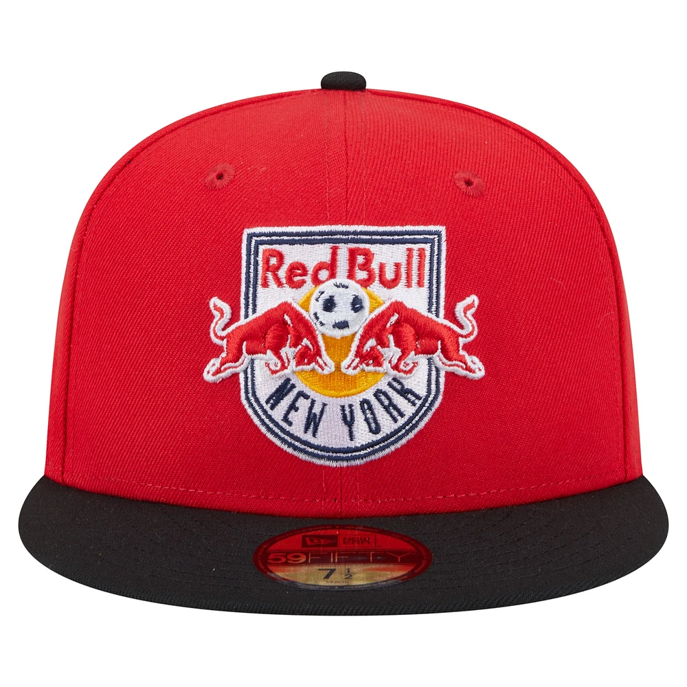 Men's New Era  Red York Bulls 2025 Kickoff 59FIFTY Fitted Hat