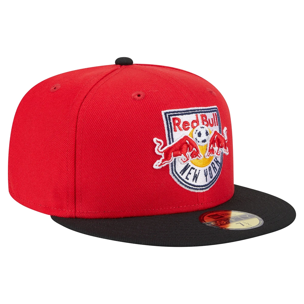 Men's New Era  Red York Bulls 2025 Kickoff 59FIFTY Fitted Hat
