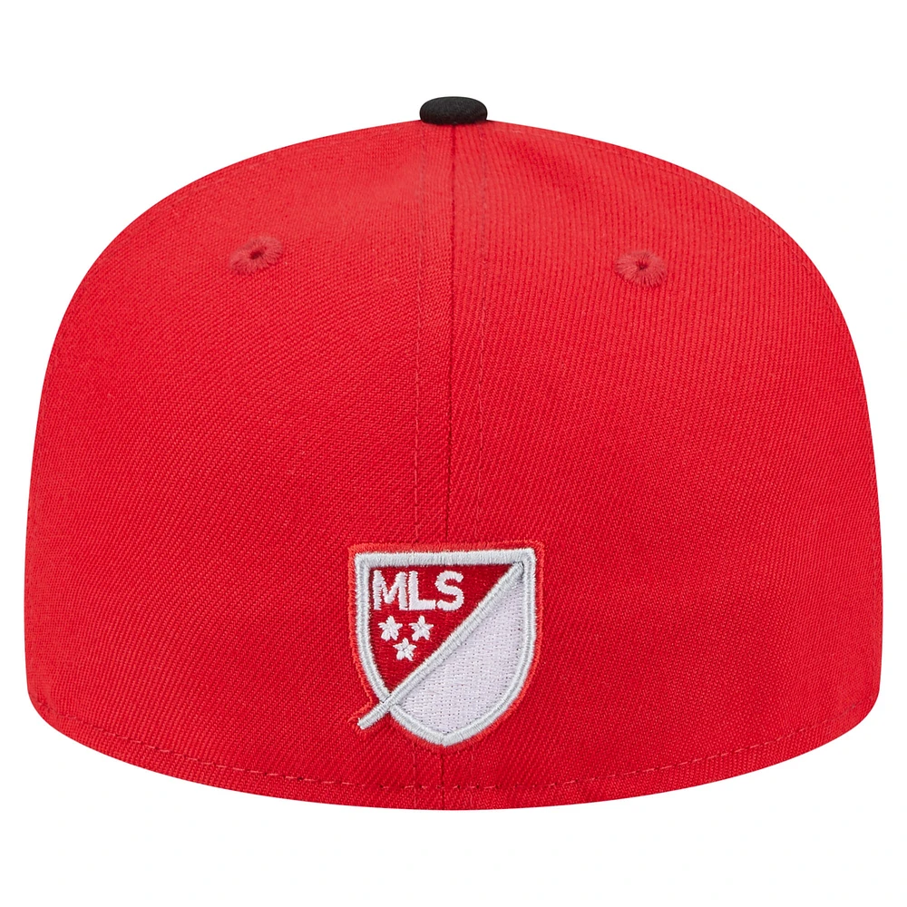 Men's New Era  Red York Bulls 2025 Kickoff 59FIFTY Fitted Hat