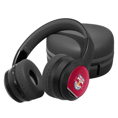 New York Red Bulls Striped Logo Wireless Bluetooth Headphones & Case