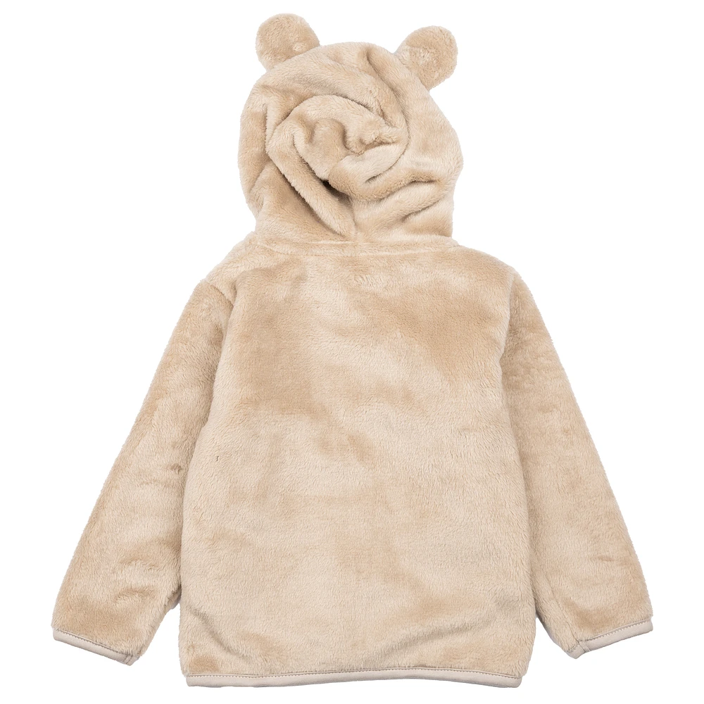 Toddler Sport Design Sweden  Khaki New York Red Bulls Tie-Breaker Teddy Full-Zip Hoodie