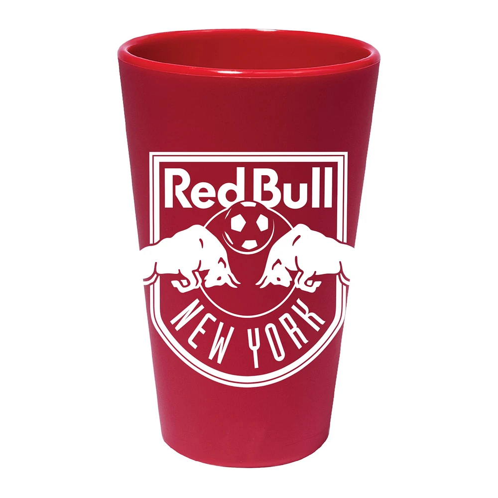 WinCraft New York Red Bulls 16oz. Verre à pinte amusant en silicone