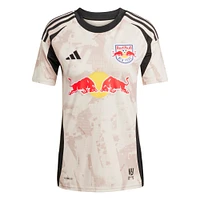 Women's adidas Daniel Edelman Tan New York Red Bulls 2025 Stone Kit Replica Player Jersey