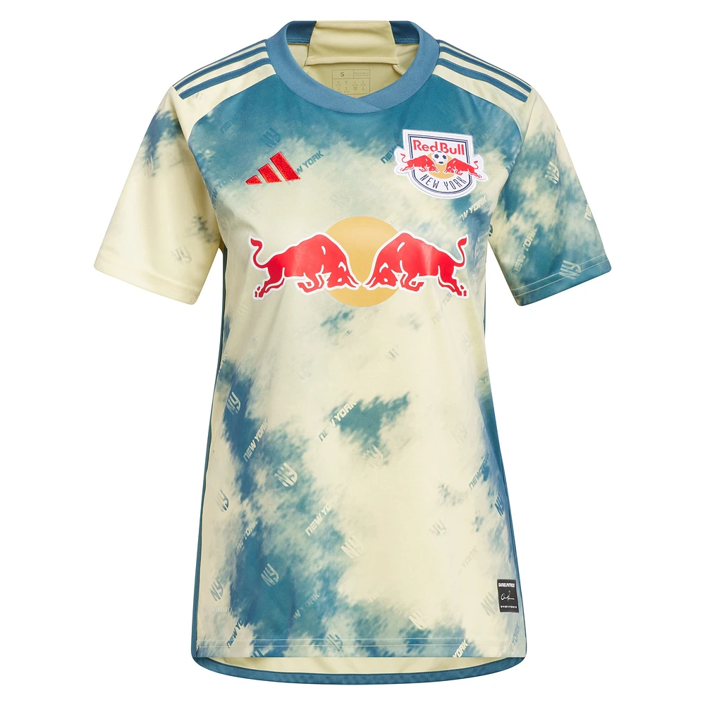 Maillot adidas pour femme Emil Forsberg jaune New York Red Bulls 2024 Daniel Patrick Kit Replica Player