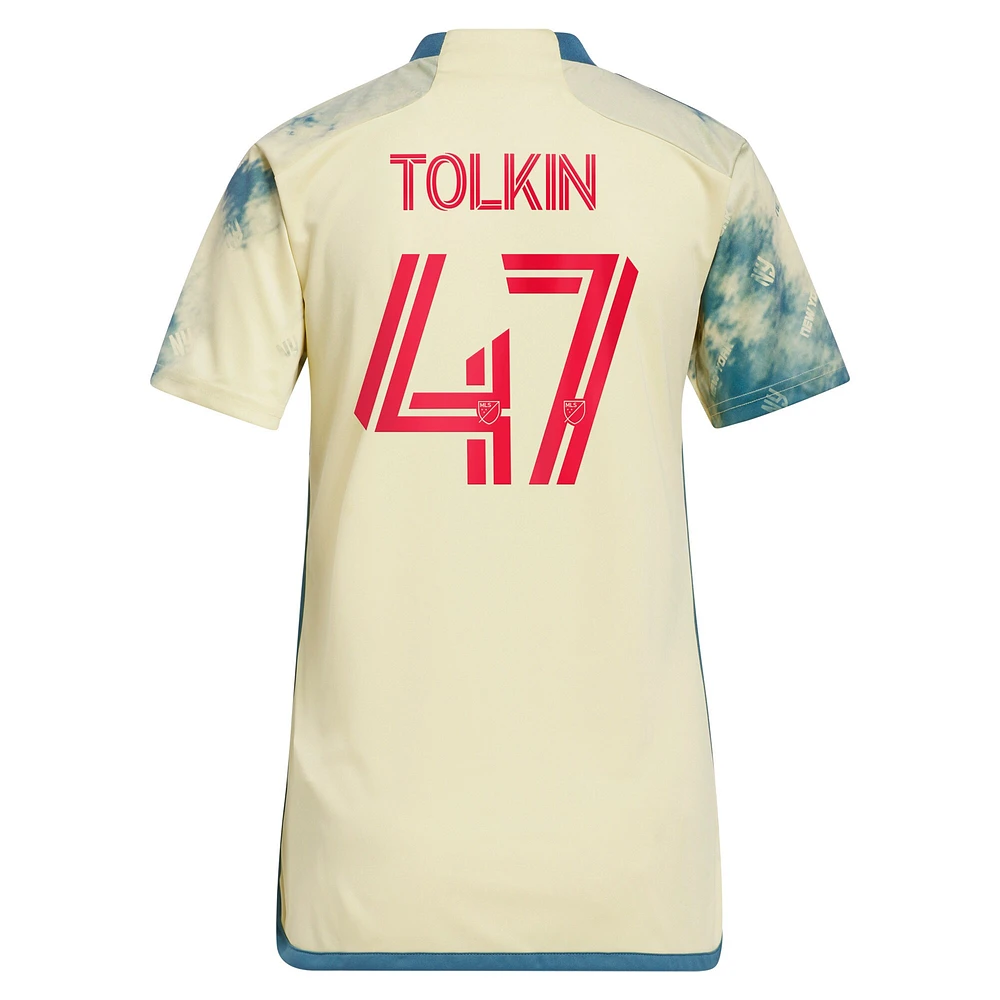 Réplique du kit New York Red Bulls 2023 Daniel Patrick adidas John Tolkin pour femme