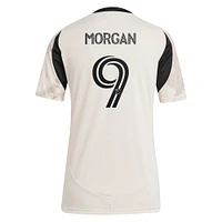 Women's adidas Lewis Morgan Tan New York Red Bulls 2025 Stone Kit Replica Player Jersey