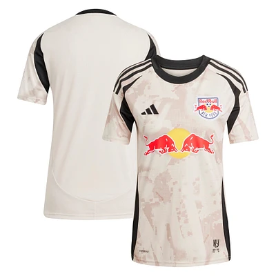Women's adidas  Tan New York Red Bulls 2025 Stone Kit Replica Jersey