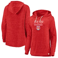 Sweat à capuche Fanatics Red New York Bulls Faded Script pour femmes