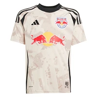 Youth adidas Eric Maxim Choupo-Moting Tan New York Red Bulls 2025 Stone Kit Replica Player Jersey