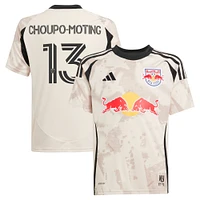 Youth adidas Eric Maxim Choupo-Moting Tan New York Red Bulls 2025 Stone Kit Replica Player Jersey