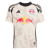 Youth adidas Lewis Morgan Tan New York Red Bulls 2025 Stone Kit Replica Player Jersey