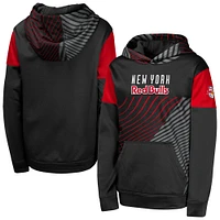 Youth Black New York Red Bulls Unbeatable Pullover Hoodie