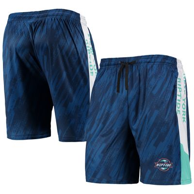 Men's FOCO Navy New York Riptide Static Mesh Shorts