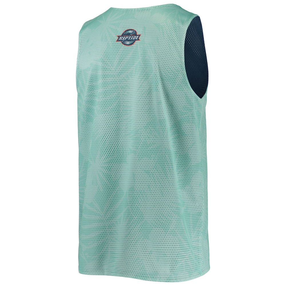 Men's FOCO Teal/Navy New York Riptide Reversible Mesh Tank Top