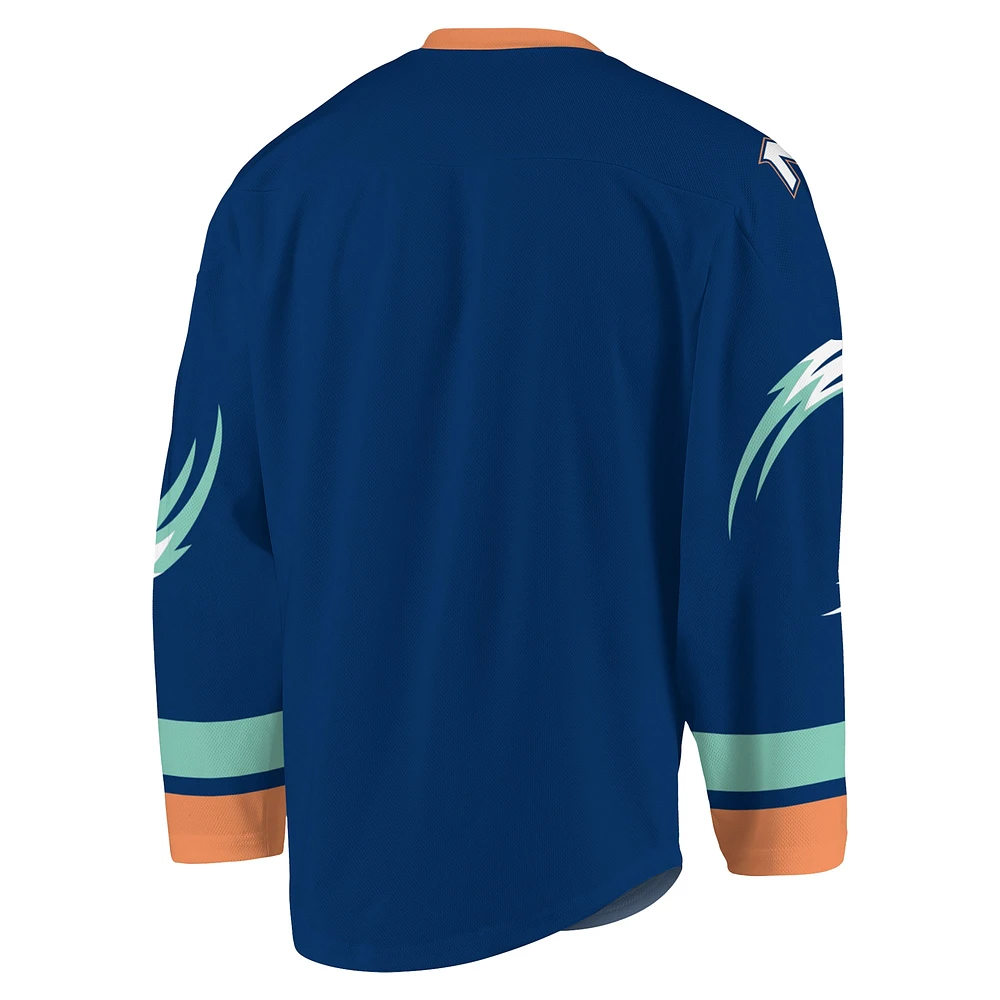 Men's Navy/Orange New York Riptide Replica Jersey