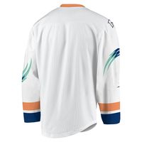 Men's White/Navy New York Riptide Replica Jersey