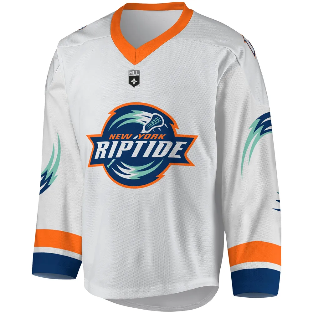 Maillot New York Riptide Replica pour jeune blanc/bleu marine