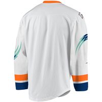 Youth White/Navy New York Riptide Replica Jersey