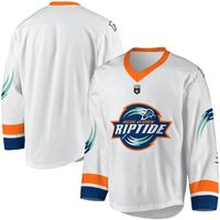 Youth White/Navy New York Riptide Replica Jersey
