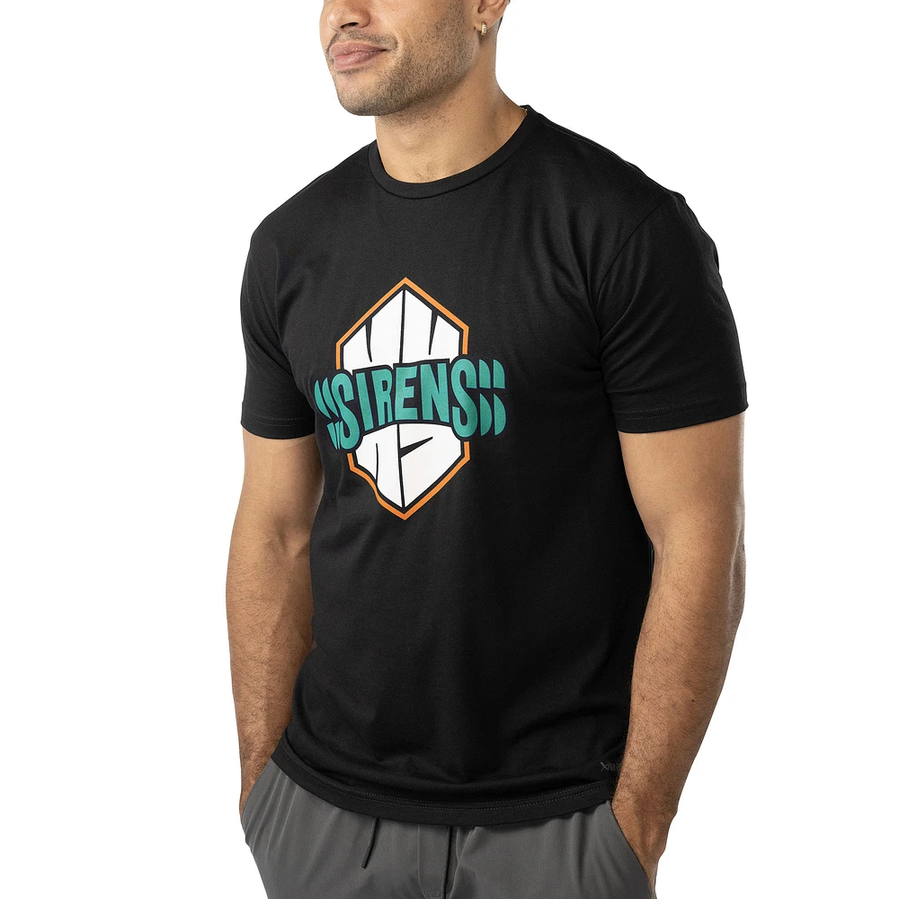 T-shirt graphique unisexe Bauer Hockey noir New York Sirens