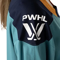 Maillot de hockey réplique unisexe bleu sarcelle des New York Sirens