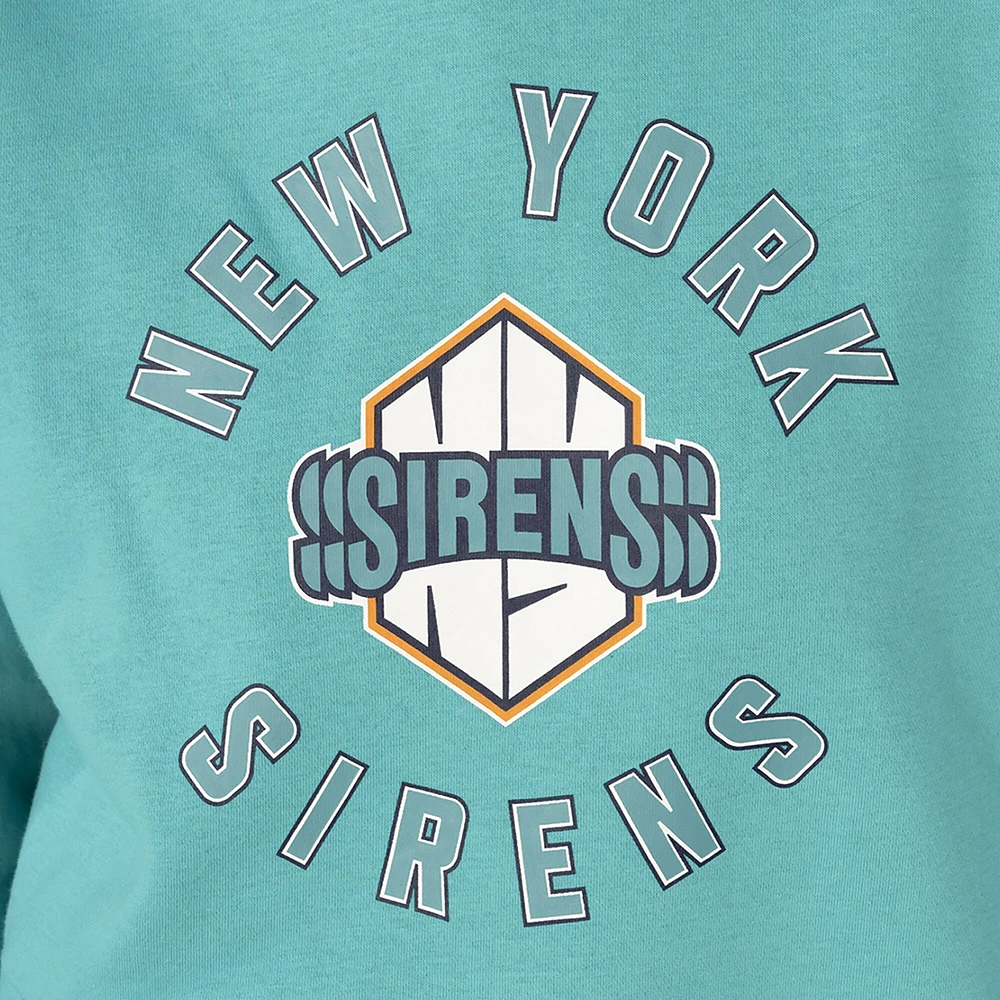 Sweat à capuche unisexe Teal New York Sirens Ultimate Pullover