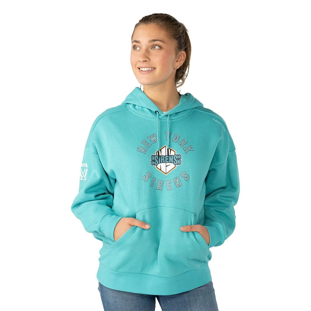 Sweat à capuche Ultimate New York Sirens bleu sarcelle pour femme