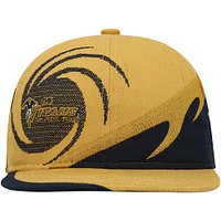 Youth Mitchell & Ness Gold/Navy New York Titans Gridiron Classic Spiral Snapback Hat