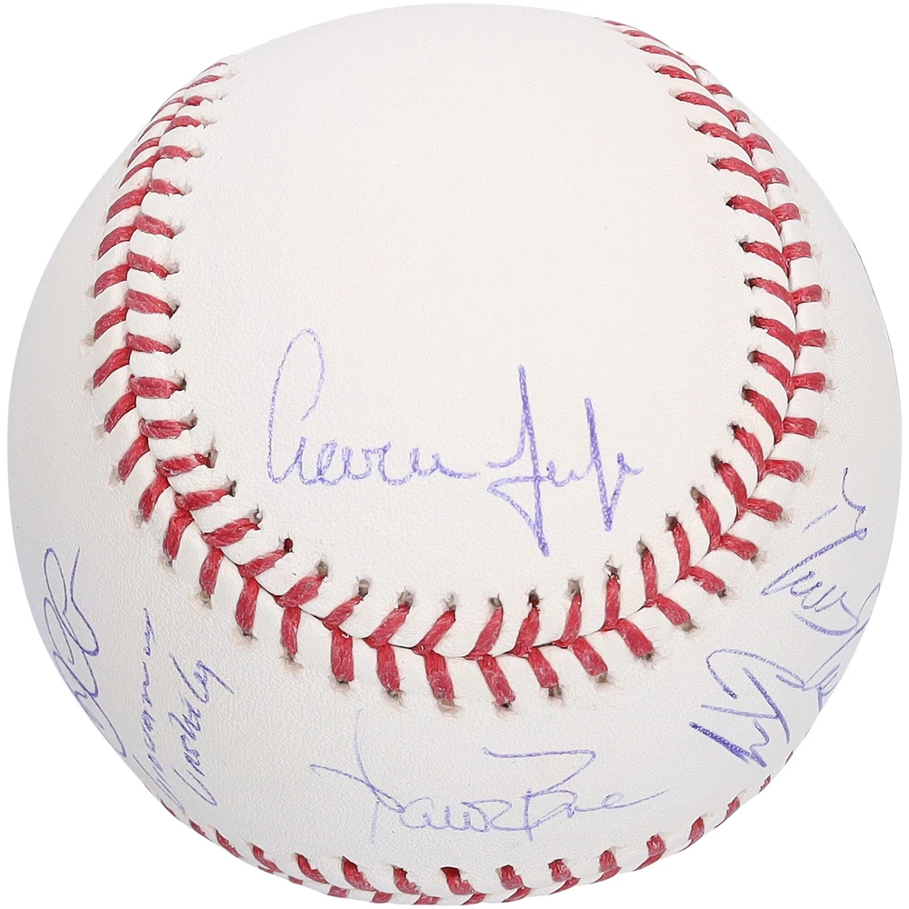 2019 New York Yankees Autographed Baseball with 10 Signatures including Aaron Judge & Gleyber Torres