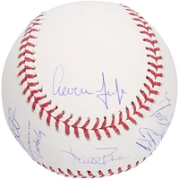 2019 New York Yankees Autographed Baseball with 10 Signatures including Aaron Judge & Gleyber Torres