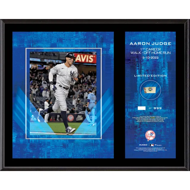 Aaron Judge New York Yankees Fanatics Authentic 2022 AL MVP Framed 20'' x  24'' Collage with Pieces of Game-Used Dirt, Baseball and Base - Limited