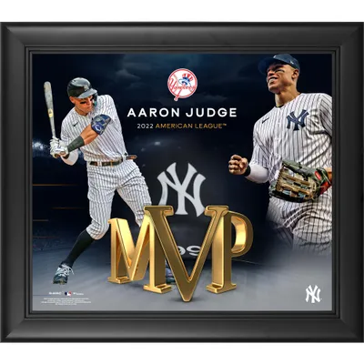 AARON JUDGE Autographed 2022 AL MVP Yankees Authentic Home