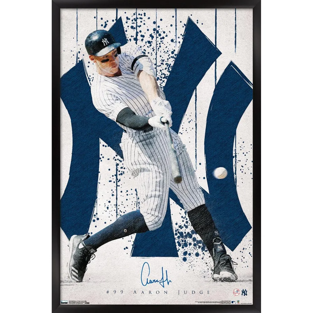 New York Yankees 24.25'' x 35.75'' Framed Logo Poster