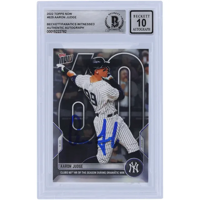 Lids Aaron Judge New York Yankees Autographed 2017 Topps Update