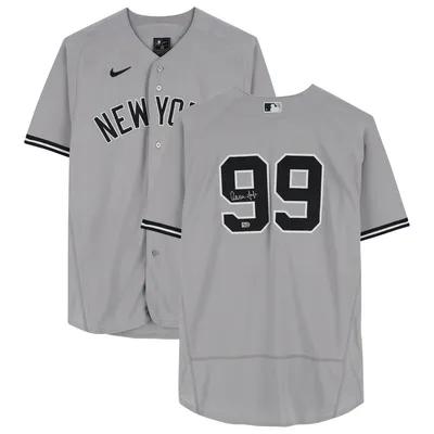 Youth Nike Aaron Judge Gray New York Yankees Road Replica Player Jersey