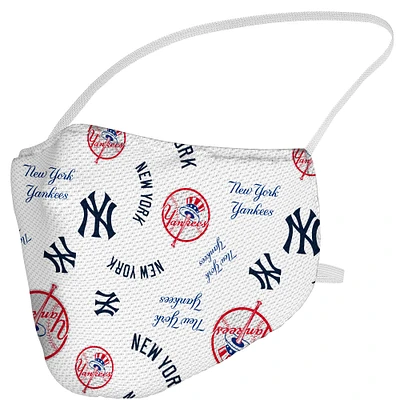 Adulte Fanatics New York Yankees Couvre-visage avec logo sur tout le visage