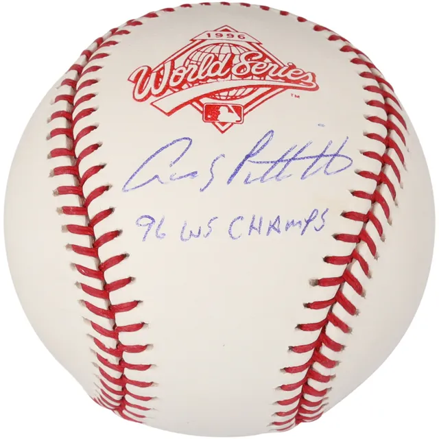 Tino Martinez New York Yankees Fanatics Authentic Autographed 1996 World Series Logo Baseball with 96 WS Champs Inscription