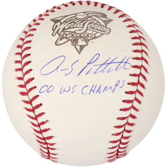 Tino Martinez New York Yankees Fanatics Authentic Autographed 1996 World  Series Logo Baseball with 96 WS Champs Inscription