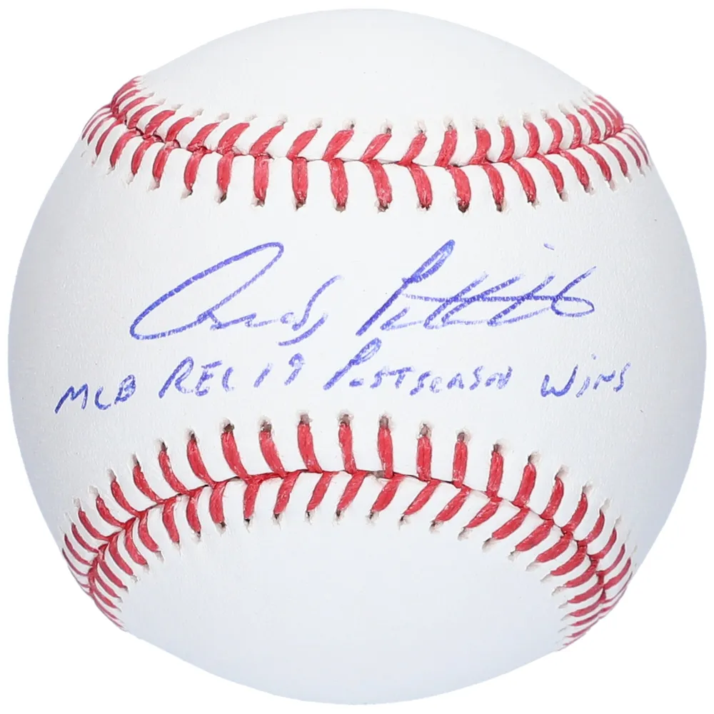 Lids Andy Pettitte New York Yankees Fanatics Authentic Autographed Baseball  with MLB RECORD 19 POSTSEASON WINS Inscription