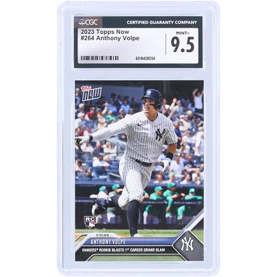 V106832 Yankee Anthony Volpe New York Yankees 2023 Topps Now Yankees Rookie Blast 1er Grand Chelem en carrière #264 CGC Carte recrue authentifiée 9.5 11 Anthony Volpe UNS TPP CARTES À ÉCHANGER 45664 COLTRC CC01BB1608 #148