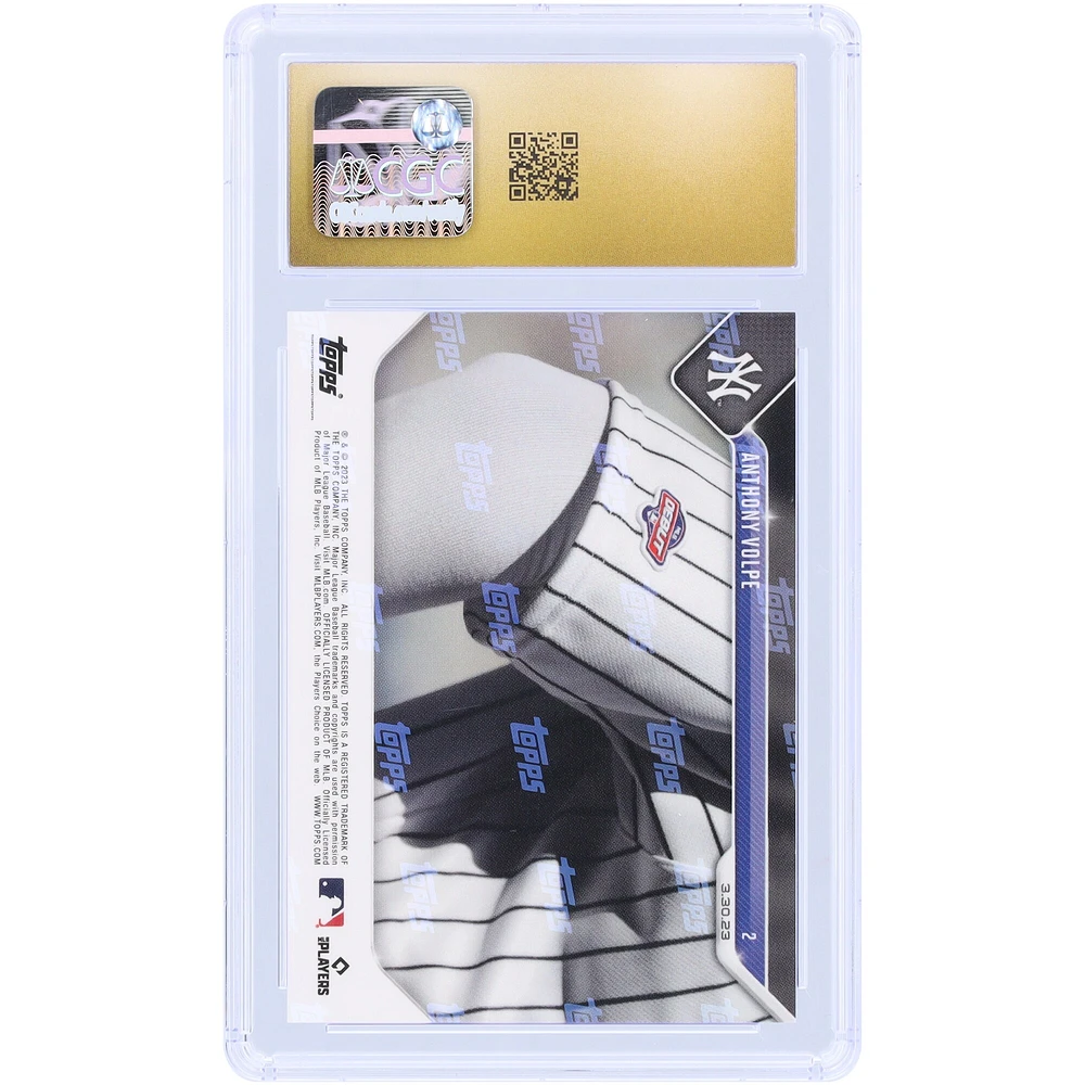 V106832 Yankee Anthony Volpe New York Yankees 2023 Topps Now Yankees Top Prospect fait ses débuts en ligue majeure #2 CGC Authentifié Pristine 10 Rookie Card 11 Anthony Volpe UNS TPP TRADING CARDS 45664 COLTRC CC01BB1602 #142