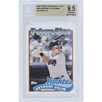 Anthony Volpe New York Yankees 2023 Topps Throwback Thursdays '89 Topps Future Stars #106 BGS Authenticated 9.5 Rookie Card