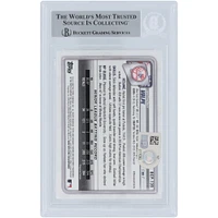 Anthony Volpe New York Yankees Autographié 2020 Bowman Chrome Mega Box Prospects 1er Bowman #BCP-139 Beckett Fanatics a été témoin d'une carte authentifiée avec l'inscription « Go Yankees »