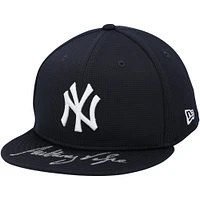 Casquette d'entraînement au bâton autographiée par Anthony Volpe des Yankees de New York 2024