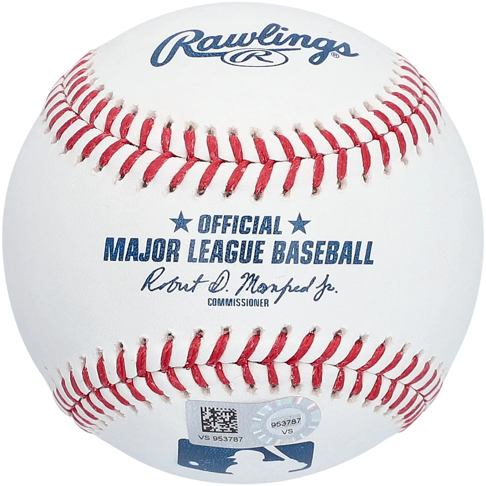 Anthony Volpe, baseball autographié par les Yankees de New York